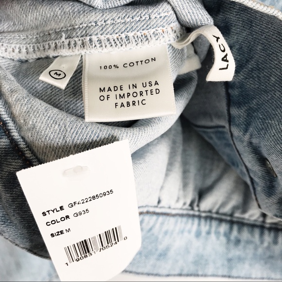 GRLFRND Lacy Cropped Denim Jacket - Picture 14 of 15